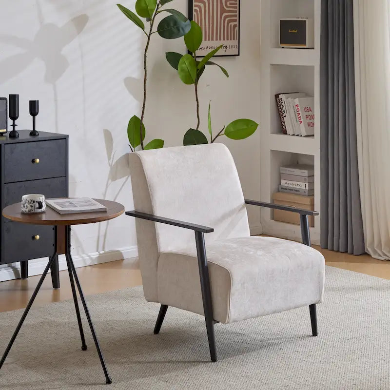 Chaise longue beige