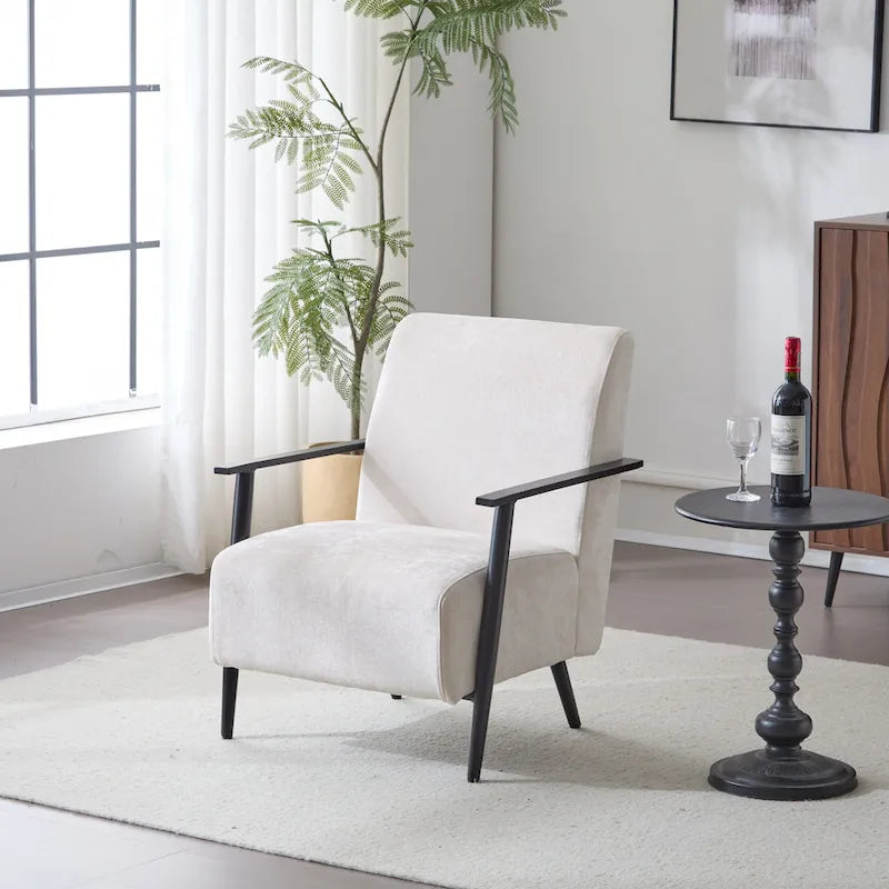 Chaise longue beige