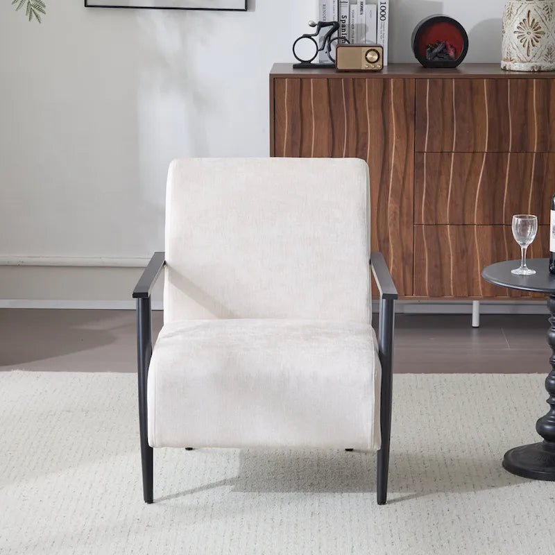 Chaise longue beige