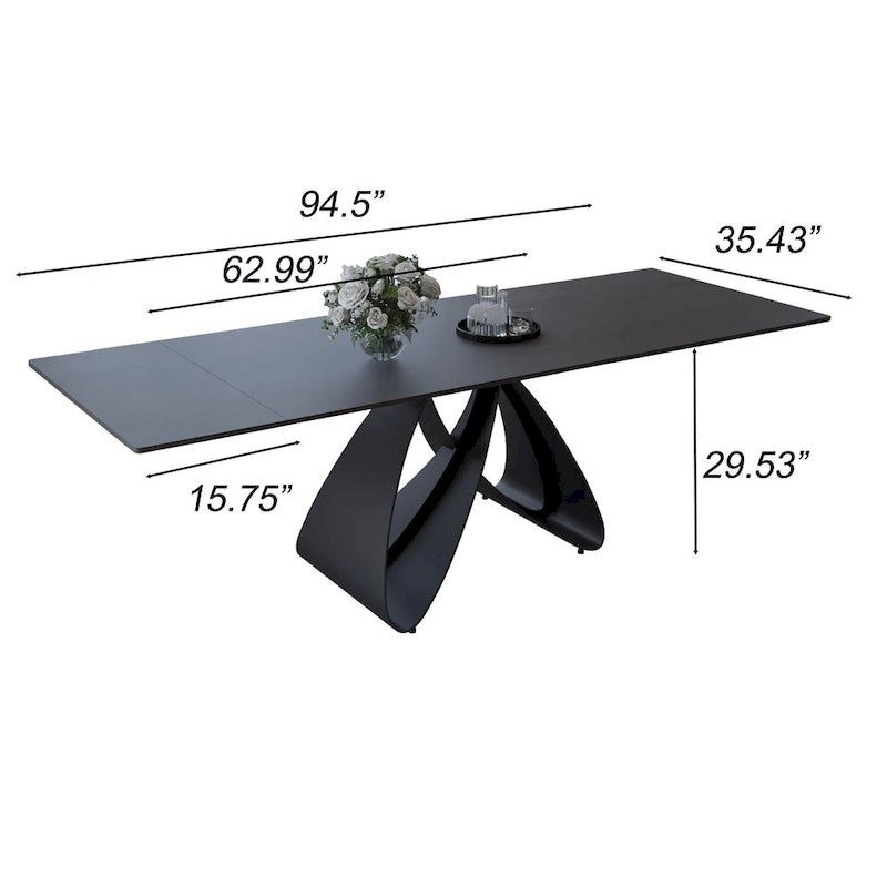 Table à manger extensible