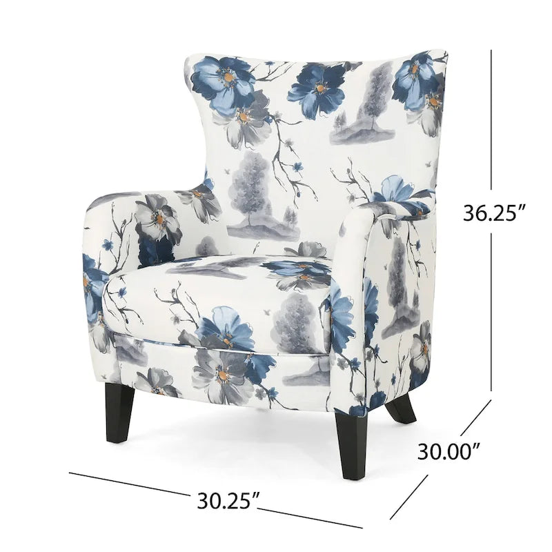 Fauteuil rembourré à dossier haut