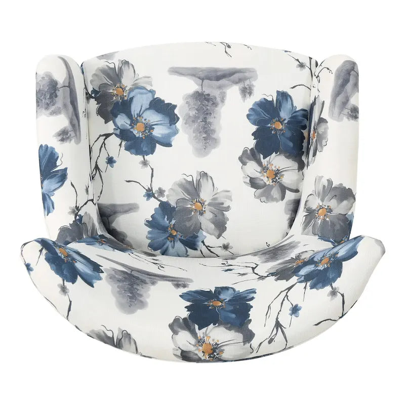 Fauteuil rembourré à dossier haut