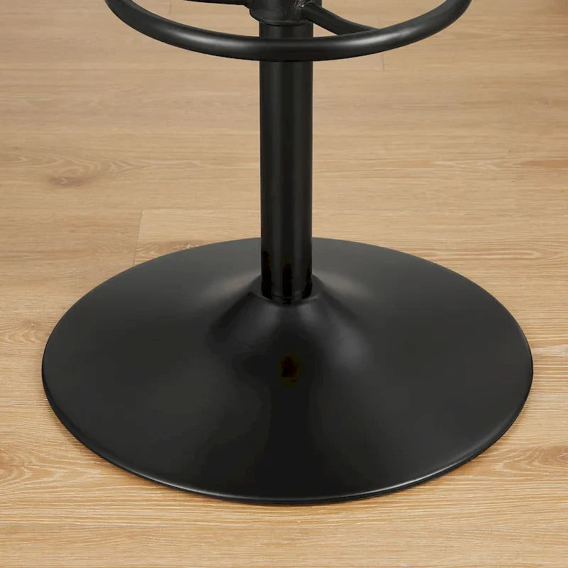 Tabouret de bar en cuir véritable