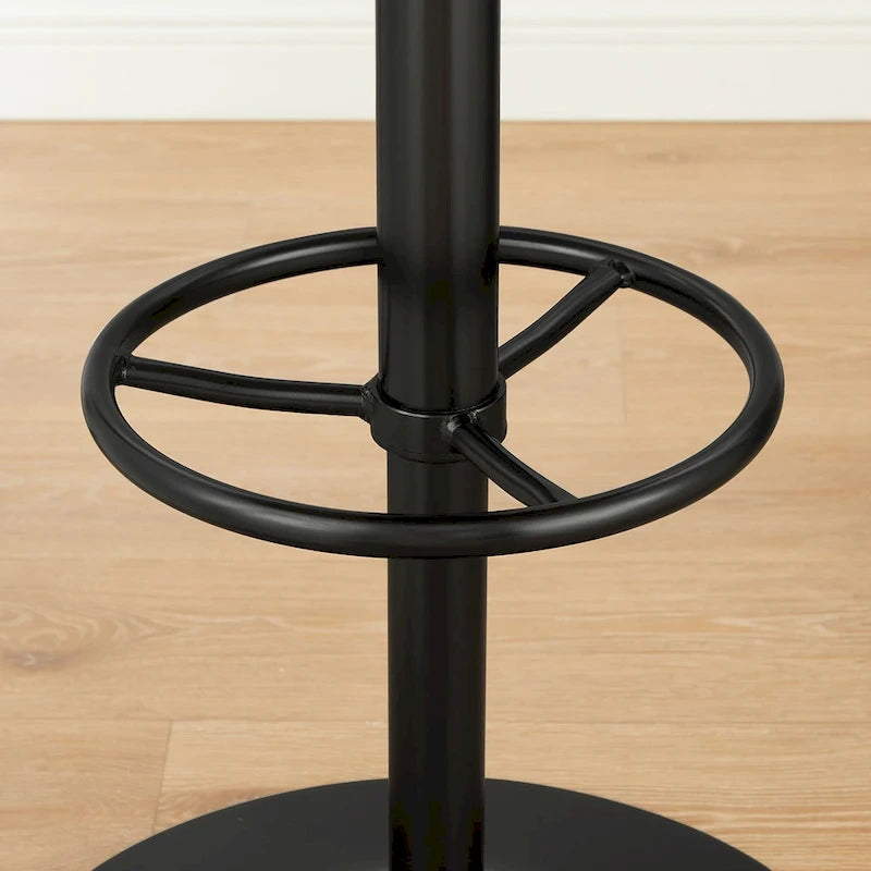 Tabouret de bar en cuir véritable