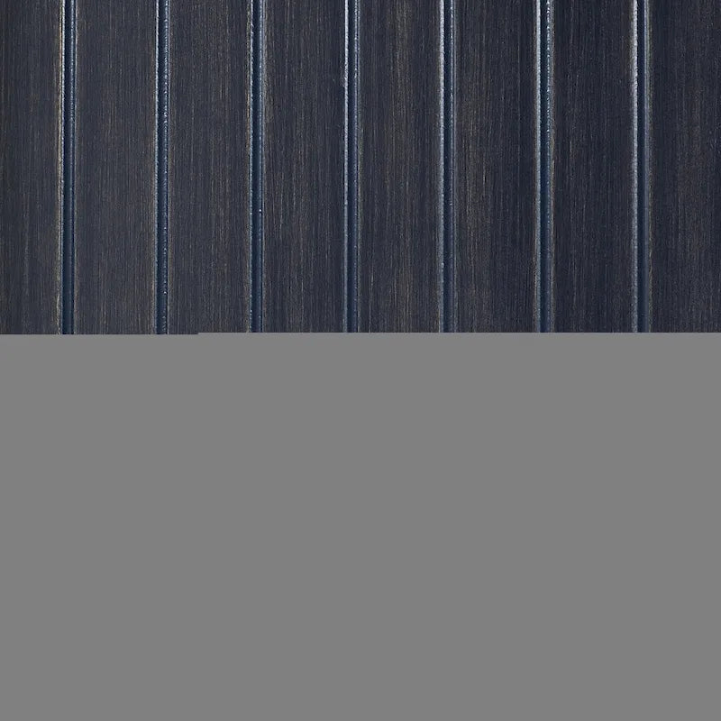 Porte-manteau de hall de style marin en finition bleu marine vieilli
