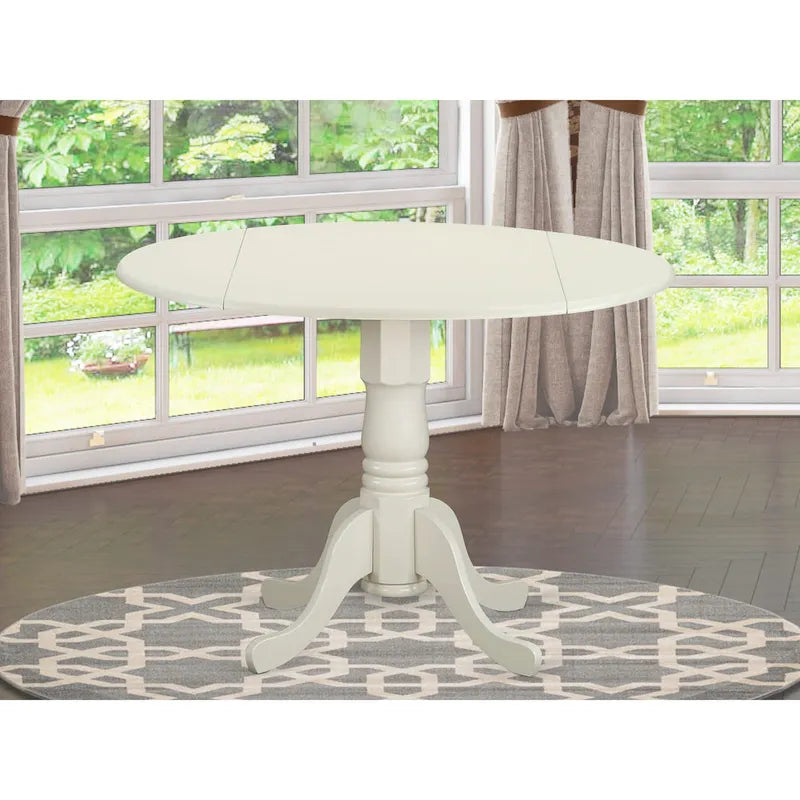 Table à manger de cuisine—plateau rond en bois