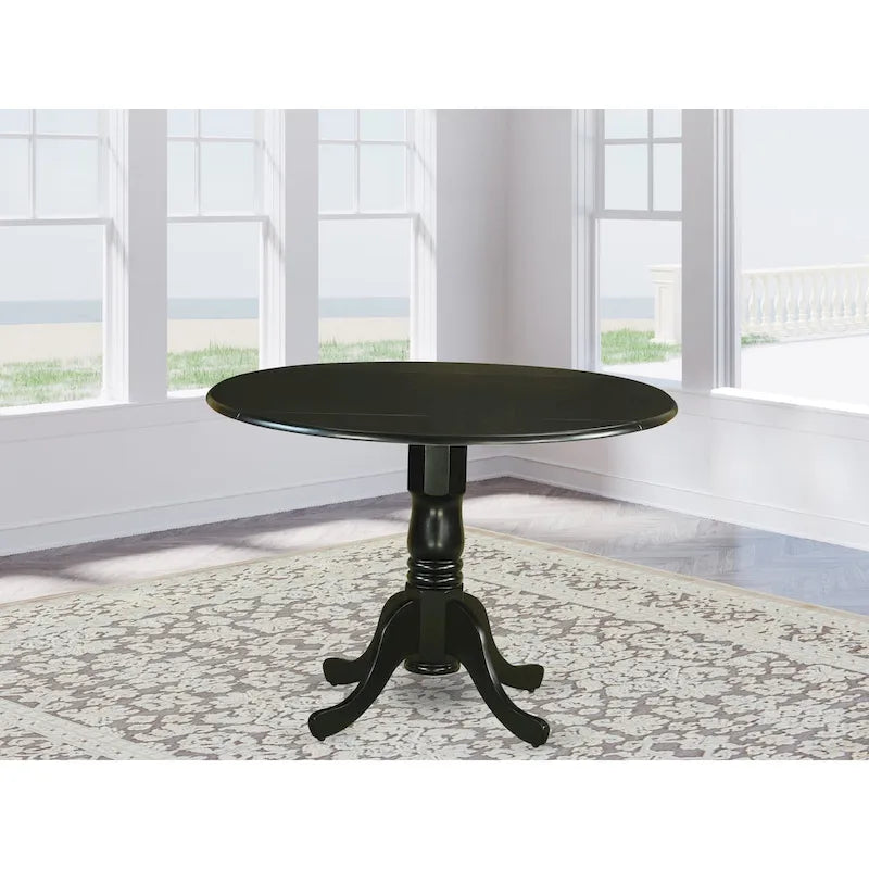 Table à manger de cuisine—plateau rond en bois