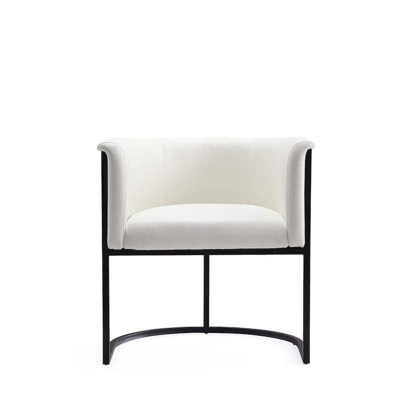 Chaise de salle à manger industrielle Art déco du milieu du siècle