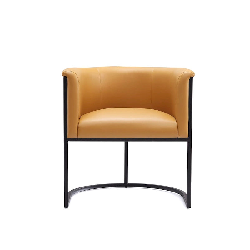 Chaise de salle à manger industrielle Art déco du milieu du siècle