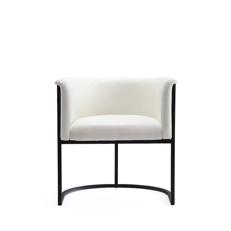 Chaise de salle à manger industrielle Art déco du milieu du siècle