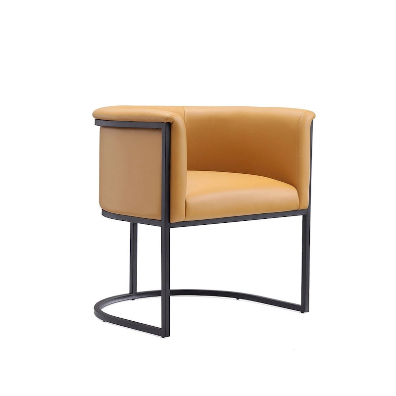Chaise de salle à manger industrielle Art déco du milieu du siècle