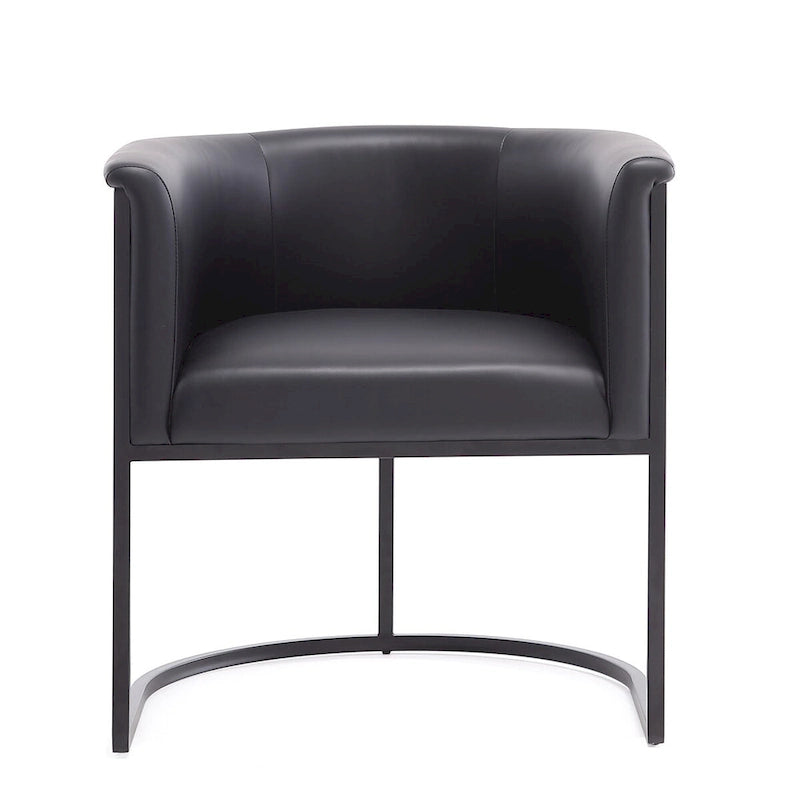 Chaise de salle à manger industrielle Art déco du milieu du siècle