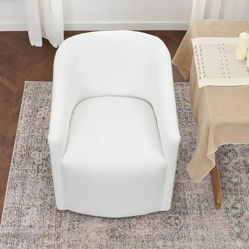 Chaise de salle à manger avec accoudoirs rembourrés