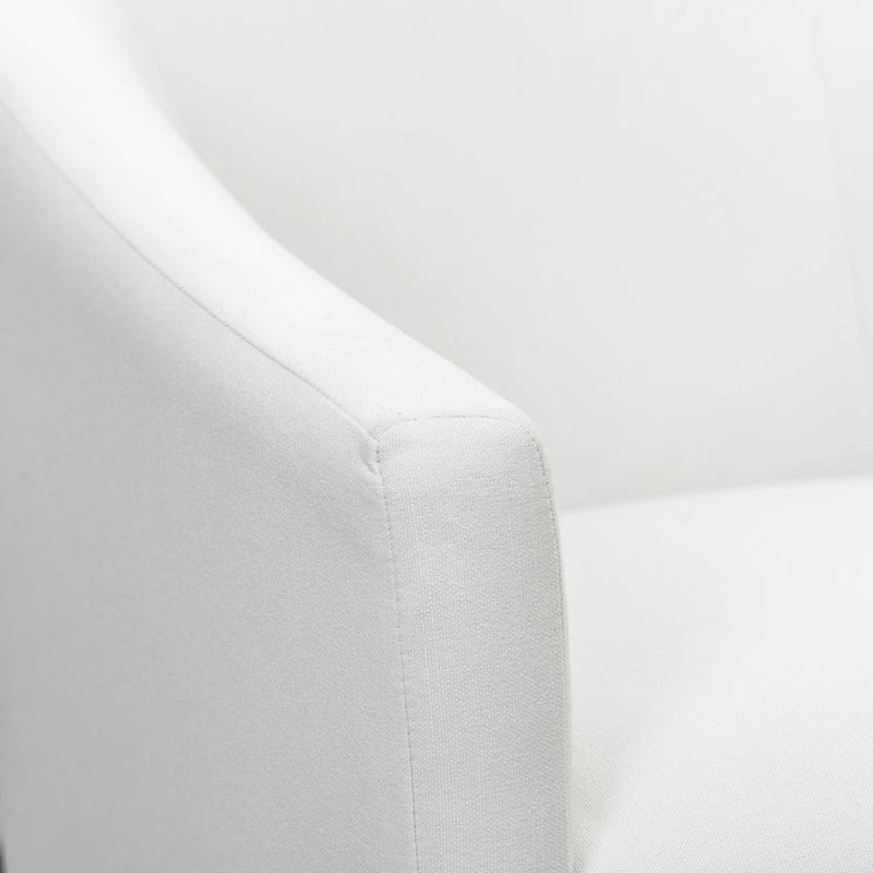 Chaise de salle à manger avec accoudoirs rembourrés