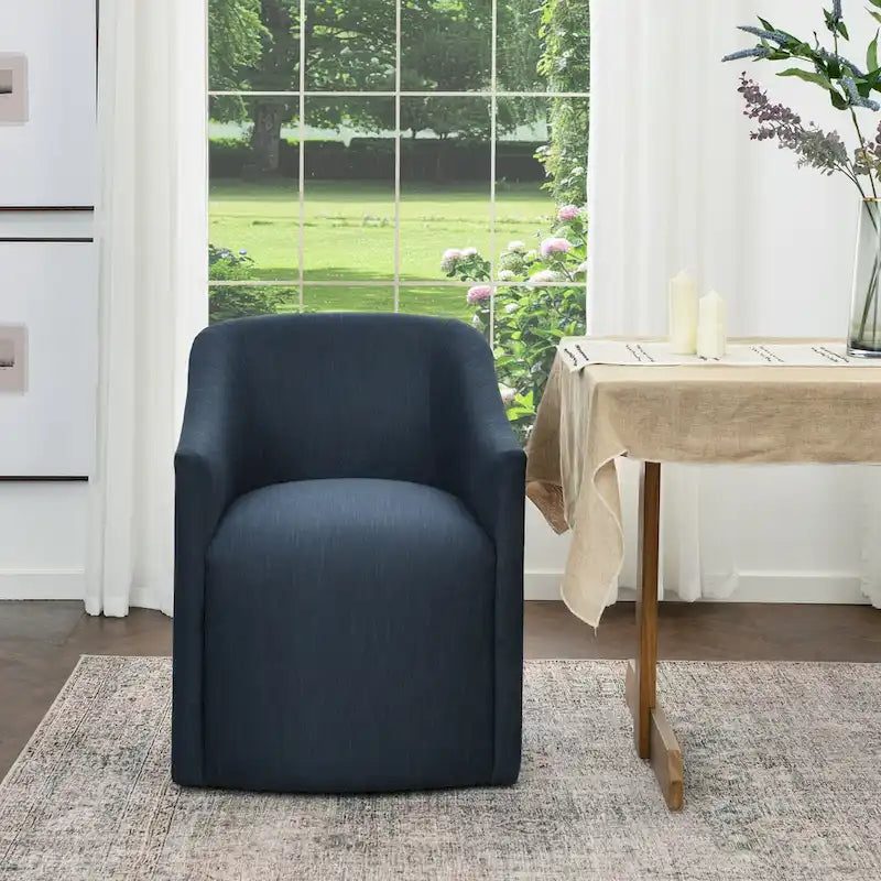 Chaise de salle à manger avec accoudoirs rembourrés