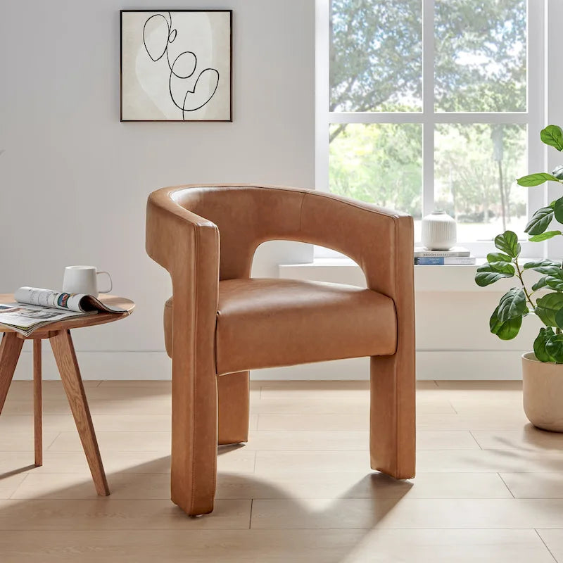 Chaise de salle à manger avec accoudoirs
