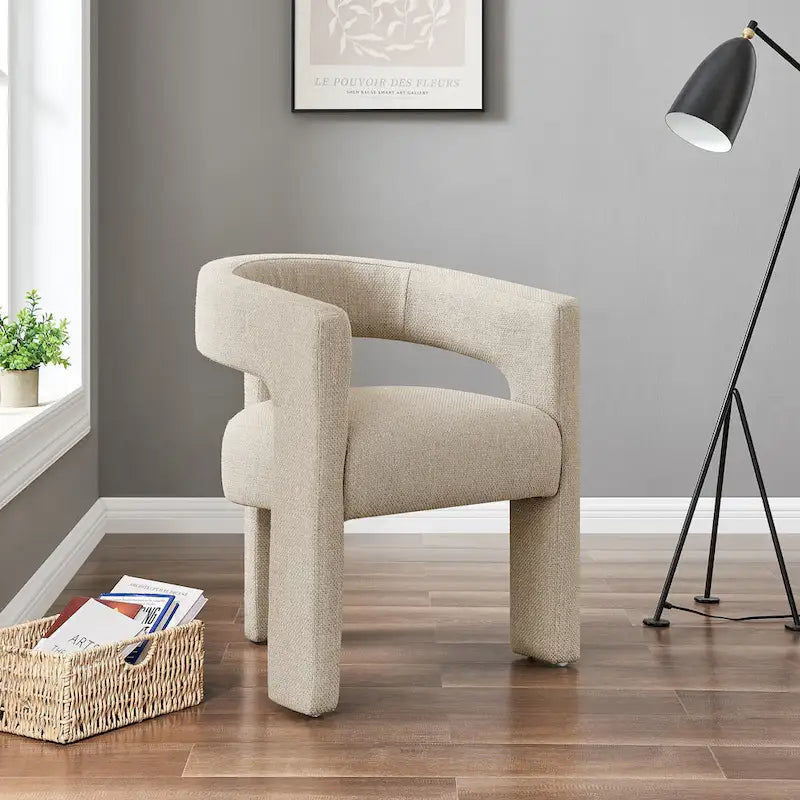 Chaise de salle à manger avec accoudoirs